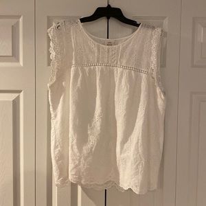 Knox Rose While Lace Blouse XL